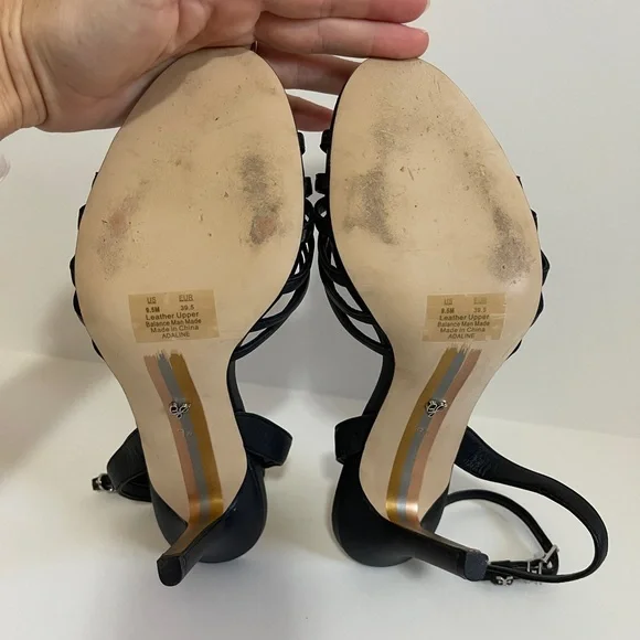 Sam Edelman Black Strappy Heels - Picture 4 of 9